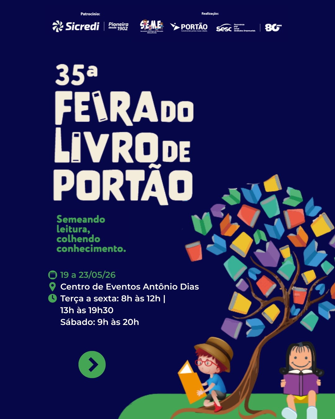 Postagem feita no Instagram da Prefeitura