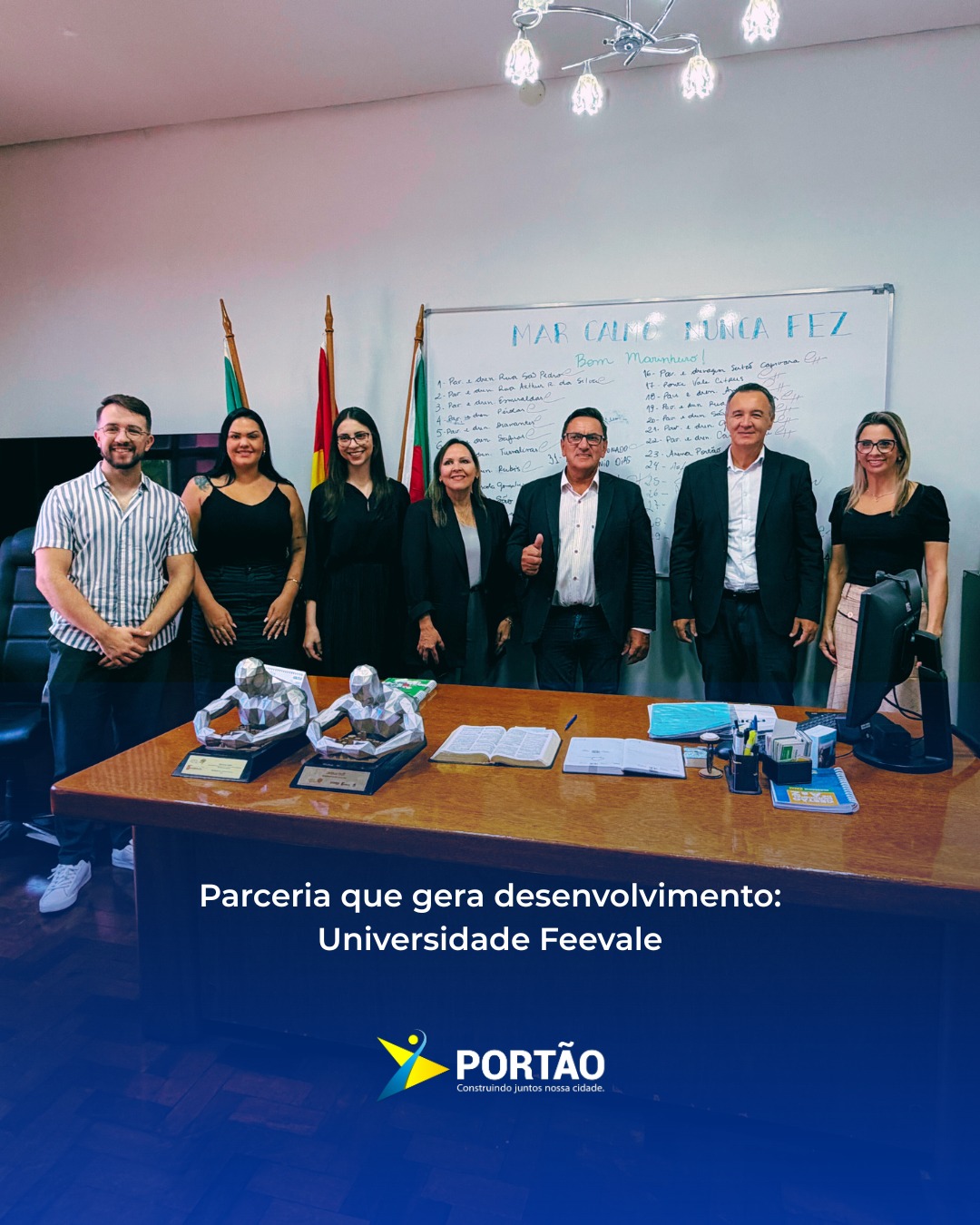 Postagem feita no Instagram da Prefeitura