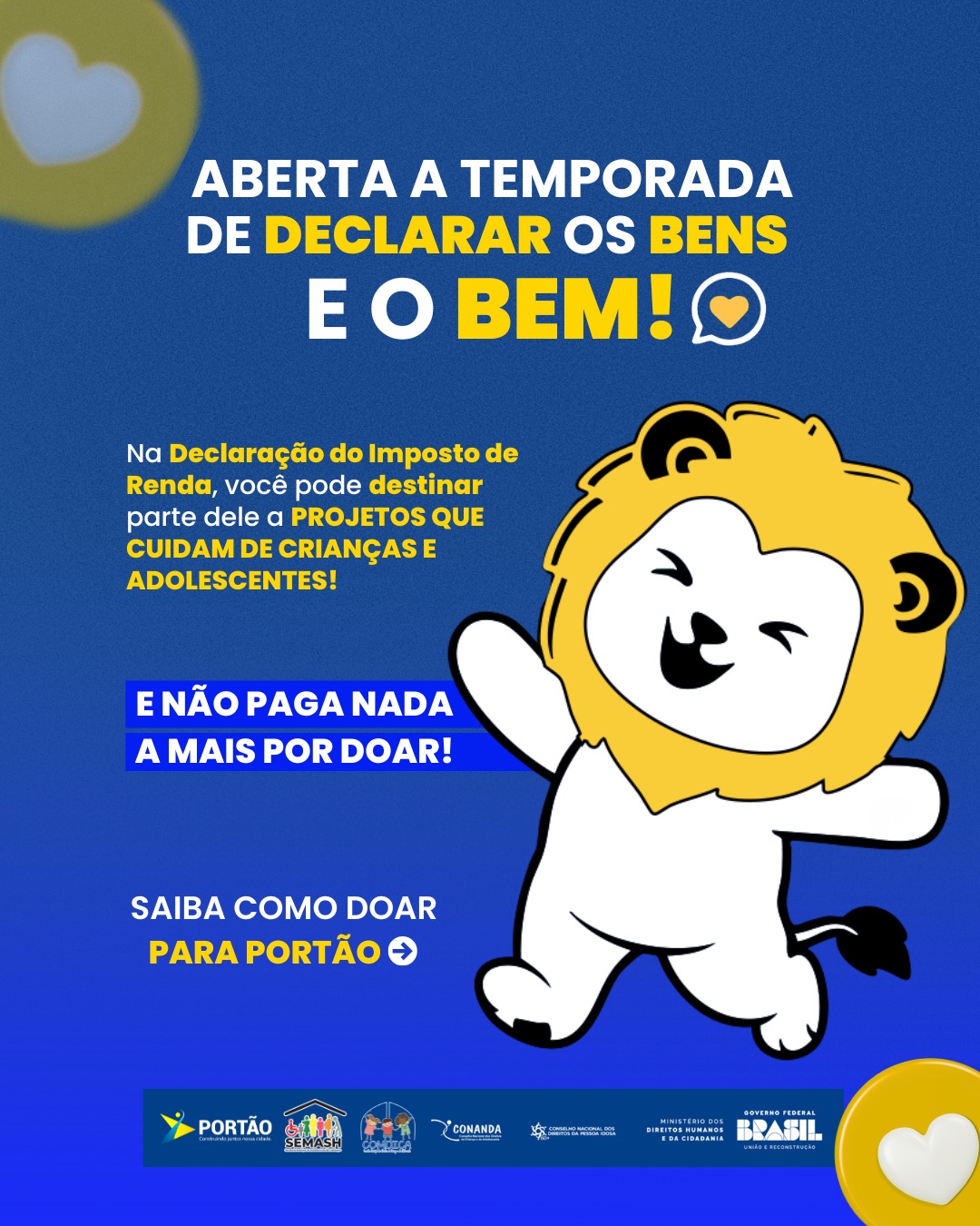 Postagem feita no Instagram da Prefeitura