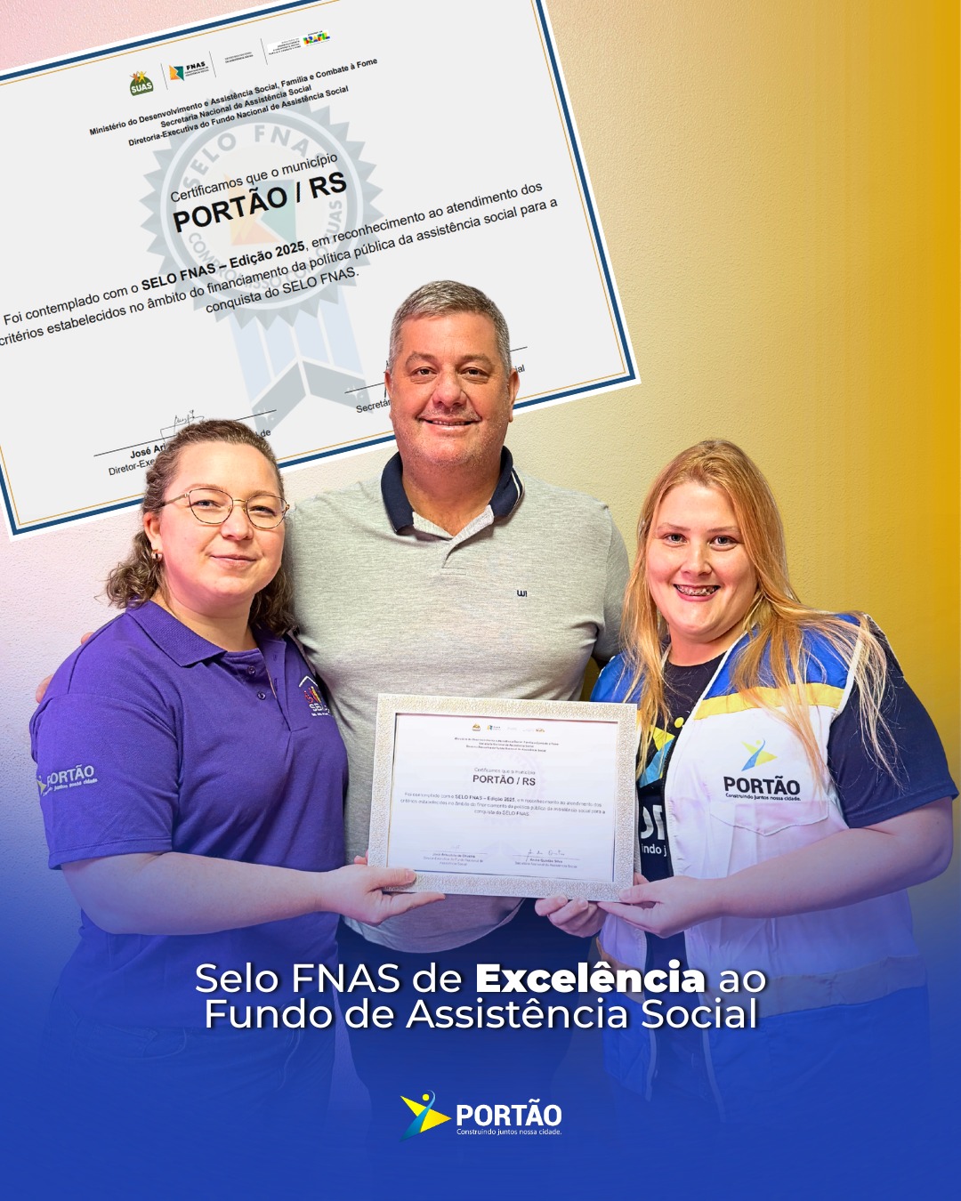 Postagem feita no Instagram da Prefeitura