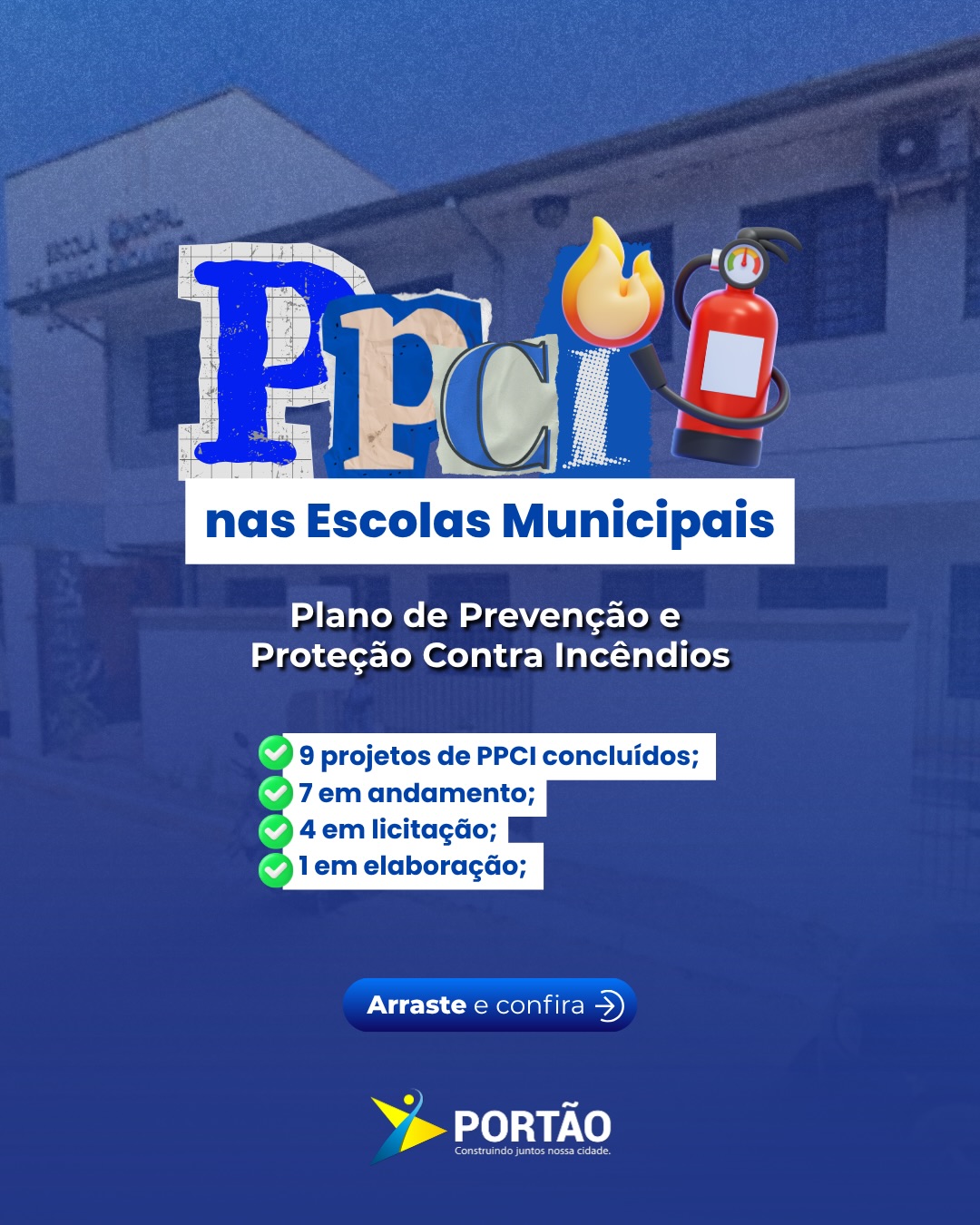 Postagem feita no Instagram da Prefeitura