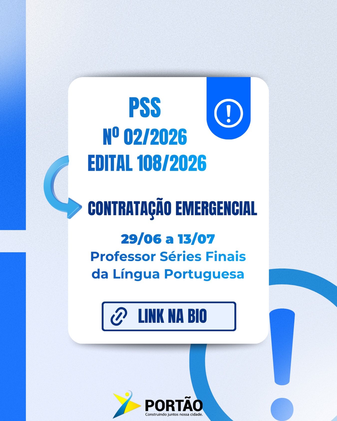Postagem feita no Instagram da Prefeitura