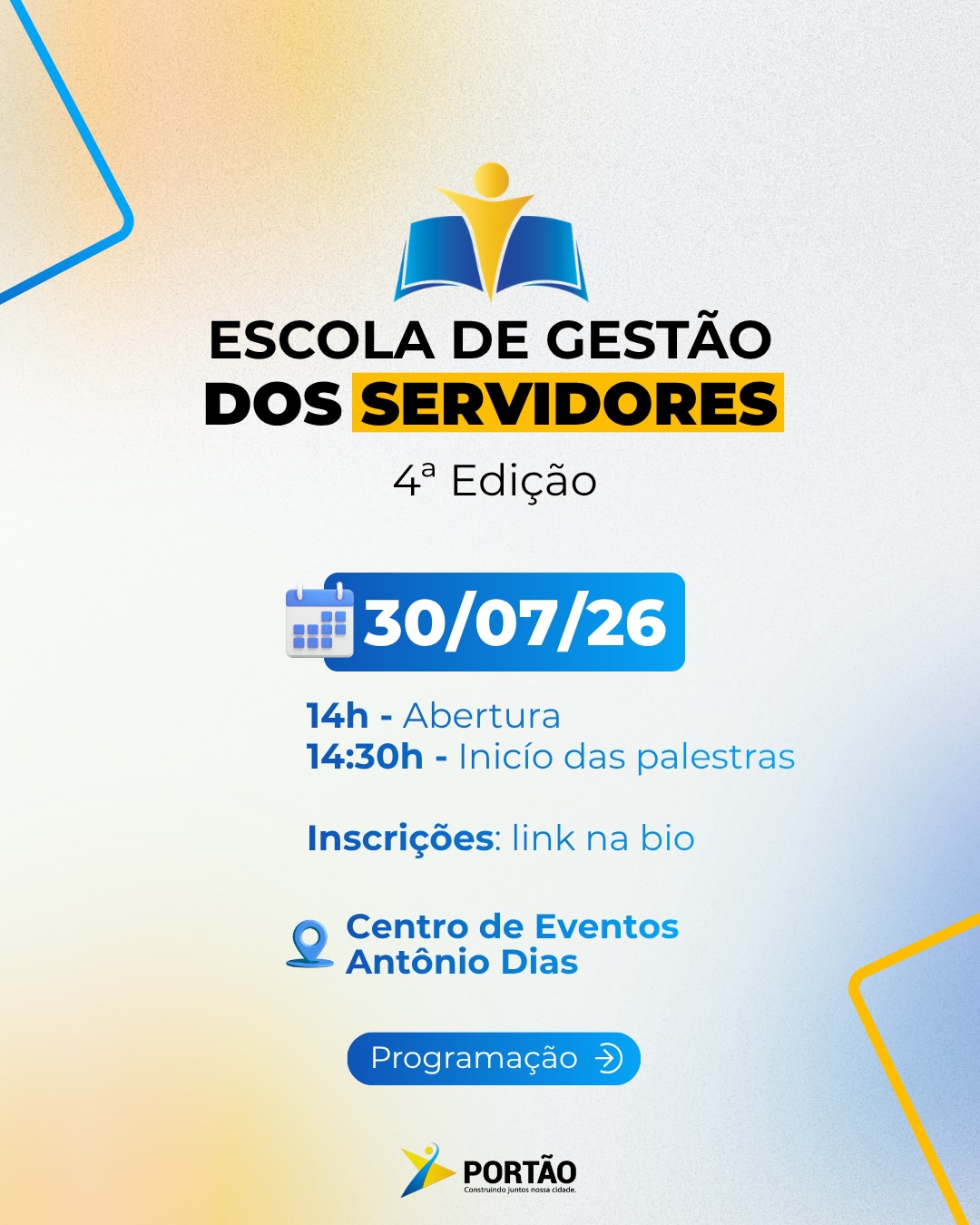 Postagem feita no Instagram da Prefeitura